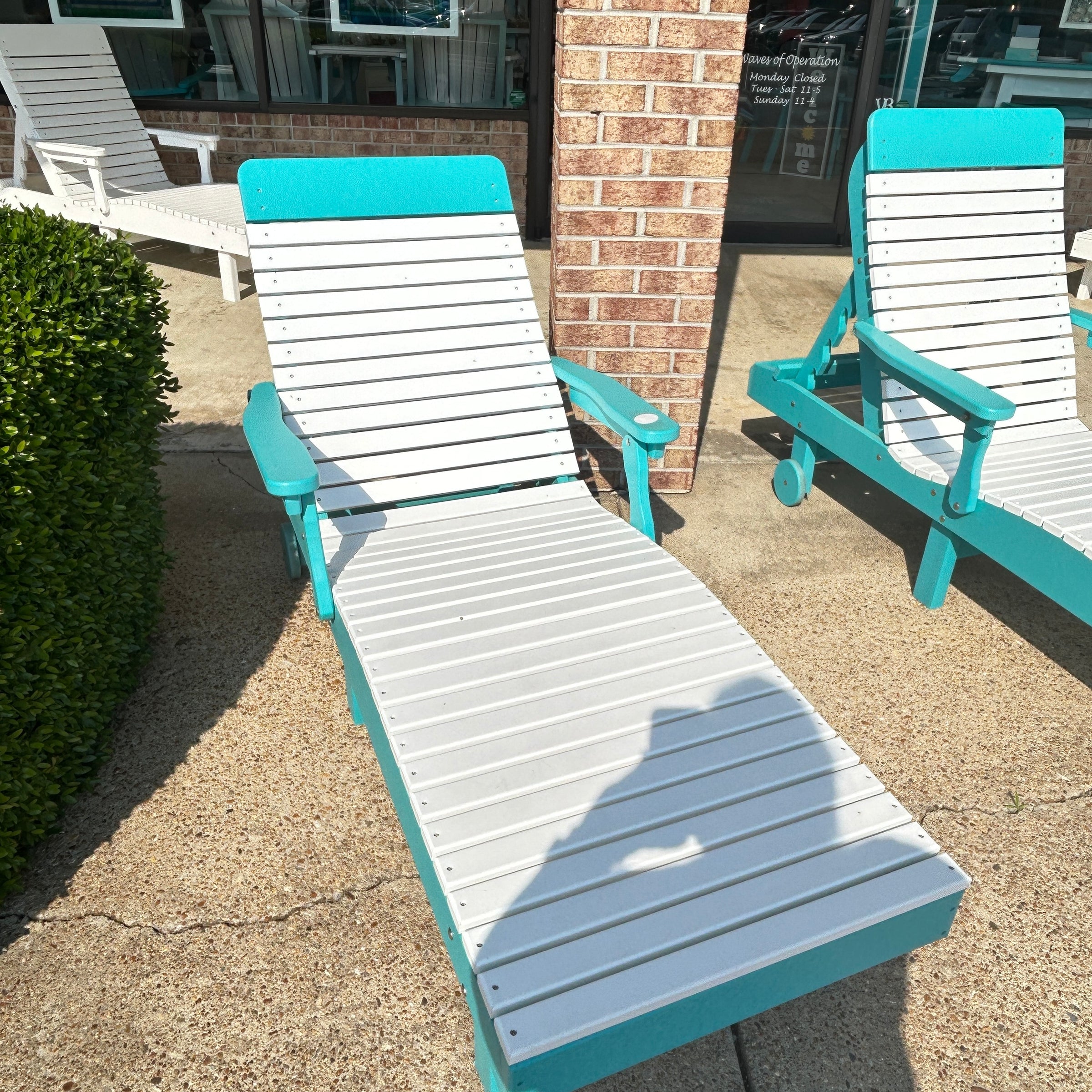 Poly Outdoor Furniture Chaise Lounge Chair