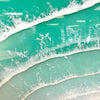Large Statement Beach Inspired Resin Art Sunshine & Sweet Peas Coastal Decor