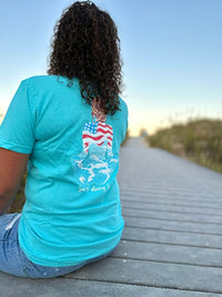 Oceana Bella | Sea To Shining Sea T-Shirt - Sunshine & Sweet Pea's Coastal Decor