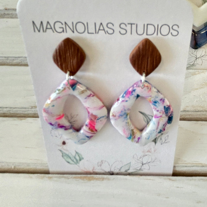 Assorted Dangle Polymer Clay Earrings