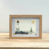 Lighthouse Sea Glass and Pebble Art