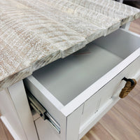 Single Turtle Accent Cabinet w/ Drawer