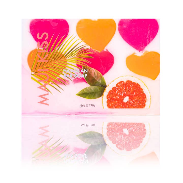 Maui Soap Co. Bar Soap w/ Kukui & Coconut Oil Sunshine & Sweet Peas Coastal Decor