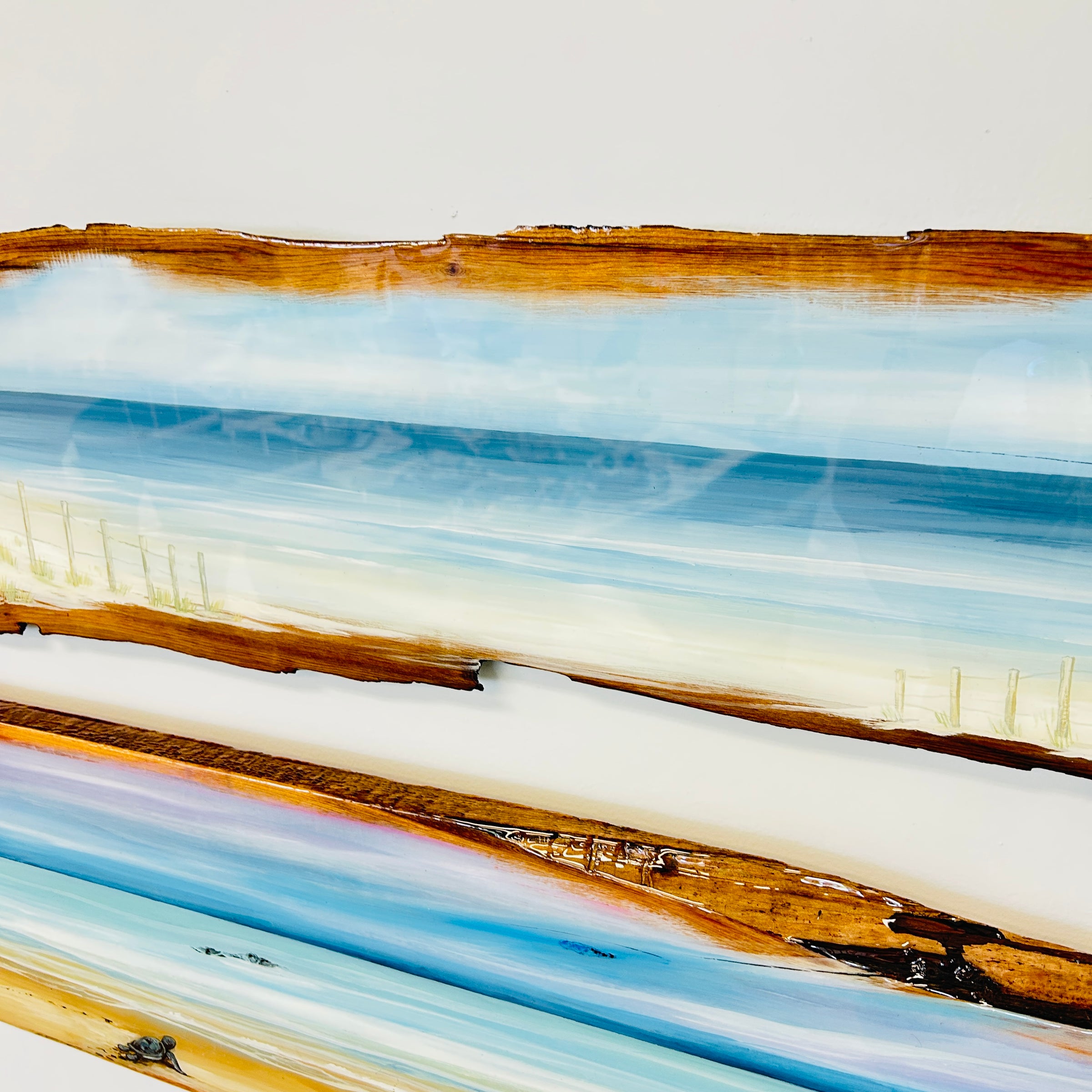 Assorted Live Edge Seascape Originial Wall Art
