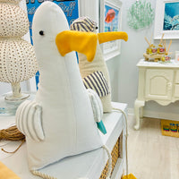 Sammy Seagull Shelf Sitter Sunshine & Sweet Peas Coastal Decor