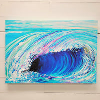 Wave & Mermaid Print on Canvas