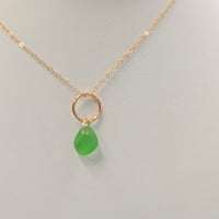 Sea Glass Drop Necklace