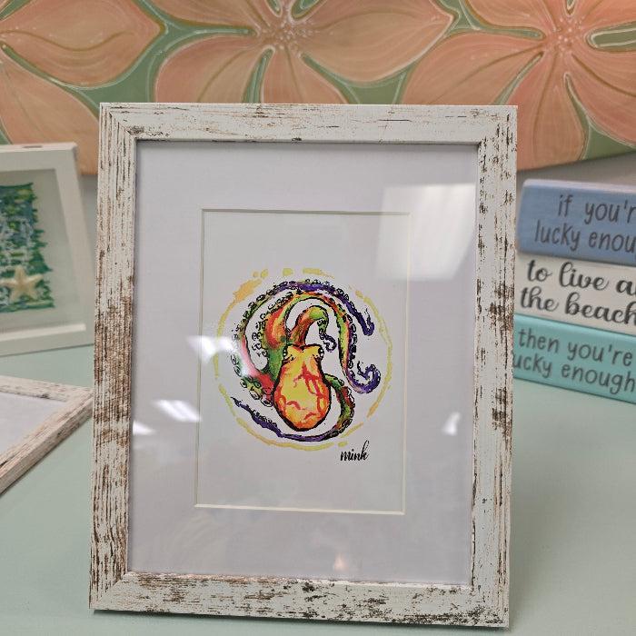 "Octo: Golden" Framed Print