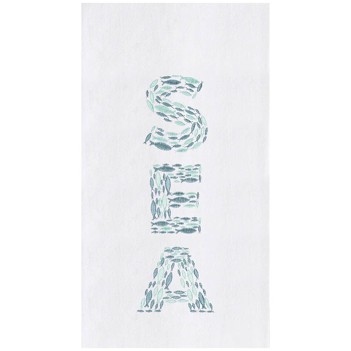 Flour Sack Embroidered Kitchen Towels