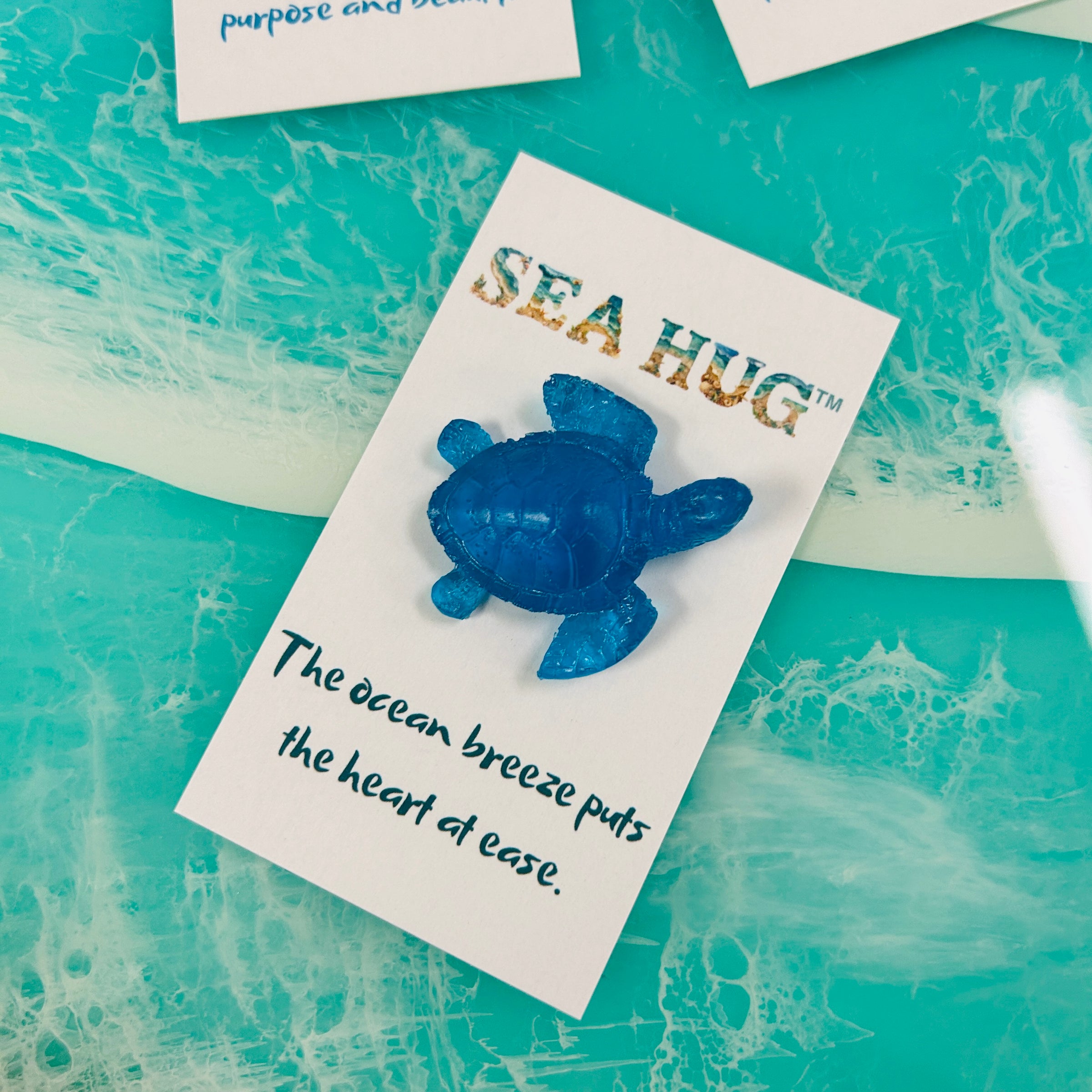 Sea Hug Sea Glass/ Resin Findings