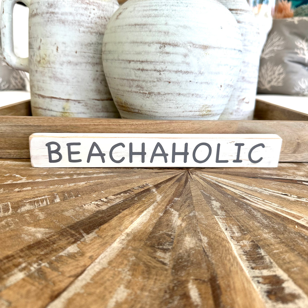 Beachaholic Wooden Shelf Sitter