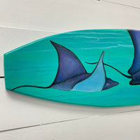 Manta Ray Wooden Surfboard - Sunshine & Sweet Pea's Coastal Decor