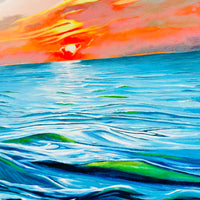 Sunrise/Sunset Seascape Original Painting