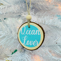 Assorted Wooden Coastal Inspired Ornaments