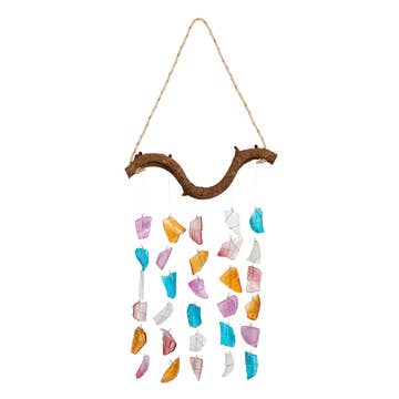 Assorted Sea Glass Wall Hangers 12x12"