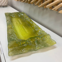 Handmade Sea Green Decorative Glass Bowl