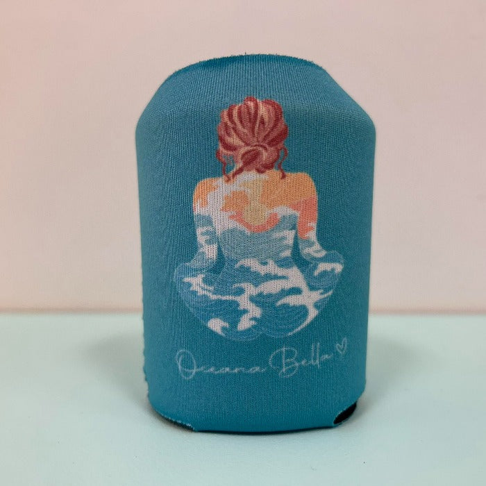 Teal Oceana Bella Koozie - Sunshine & Sweet Pea's Coastal Decor