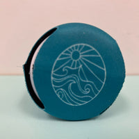 Teal Oceana Bella Koozie - Sunshine & Sweet Pea's Coastal Decor