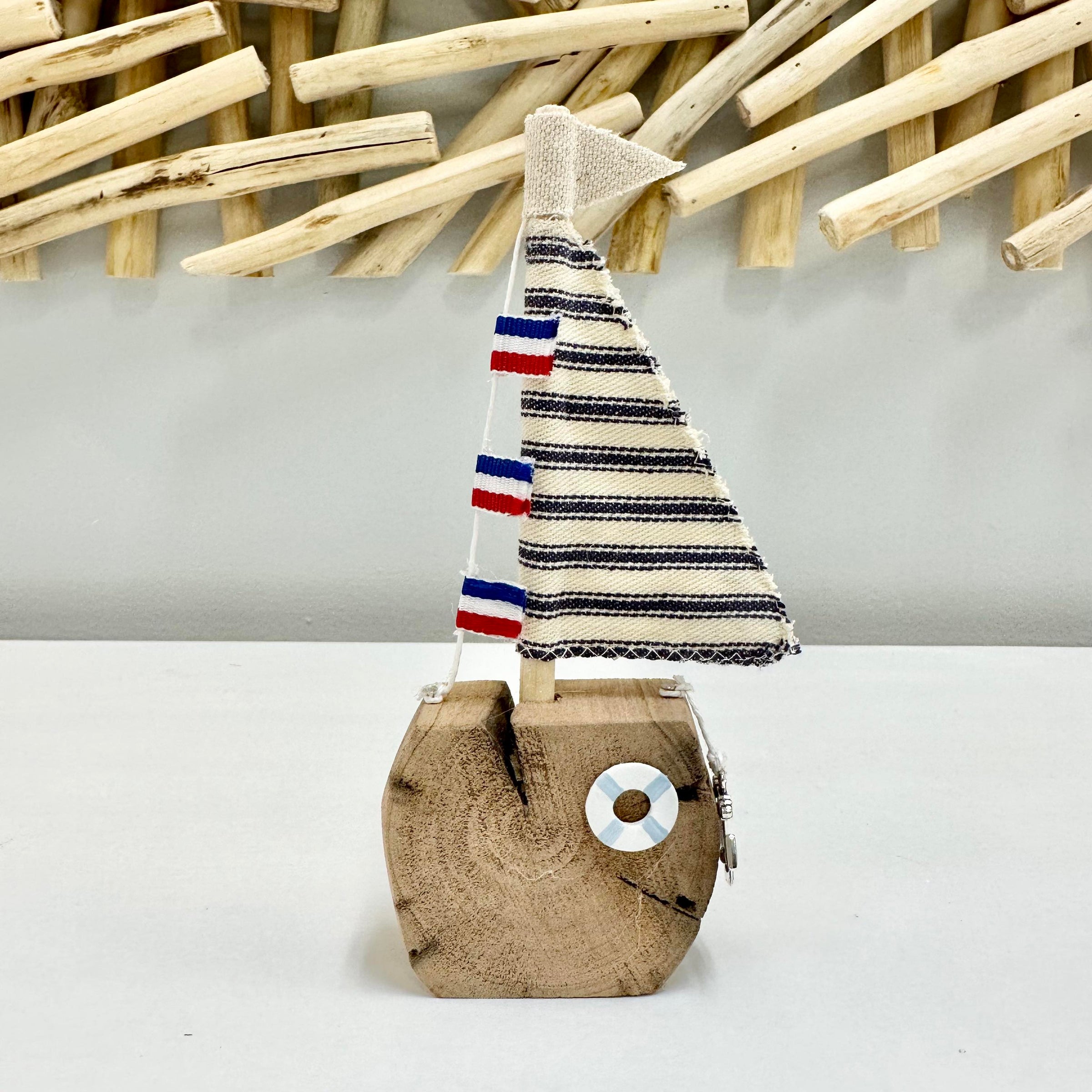 Assorted Driftwood Sailboats