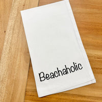 Coastal Dish Towel Beachaholic - Sunshine & Sweet Pea's Coastal Decor