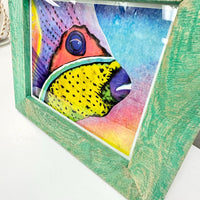 Parrot Fish Digital Art Framed Print - Sunshine & Sweet Pea's Coastal Decor