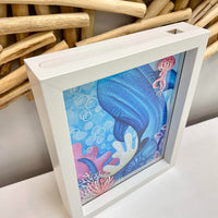 Whale Shark Print in Shadow Box - Sunshine & Sweet Pea's Coastal Decor