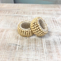 Island Inspired Wooden Beaded Napkin Holders