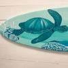 Sea Turtle Wooden Surfboard - Sunshine & Sweet Pea's Coastal Decor