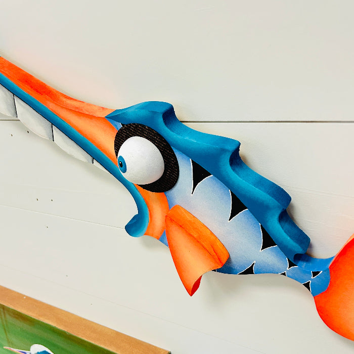 "4.5 Tooth Tommy" Wooden Funky Fish