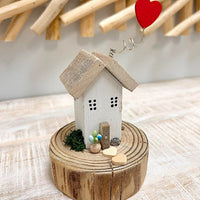 Valentine's Day Inspired Driftwood House - Sunshine & Sweet Pea's Coastal Decor