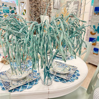 Sea Grass Teal Sprigs Decoration