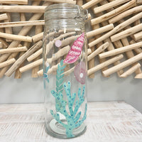 Assorted Ocean Inspired Glass Cannisters