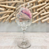 Conch Shell Coastal Inspired Stemmed Wine Glass - Sunshine & Sweet Pea's Coastal Decor