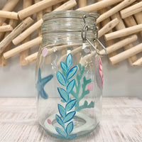 Assorted Ocean Inspired Glass Cannisters