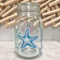 Assorted Ocean Inspired Glass Cannisters