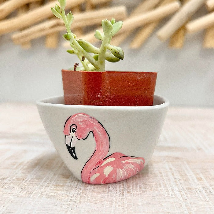 Flamingo Assorted Succulent Planters - Sunshine & Sweet Pea's Coastal Decor