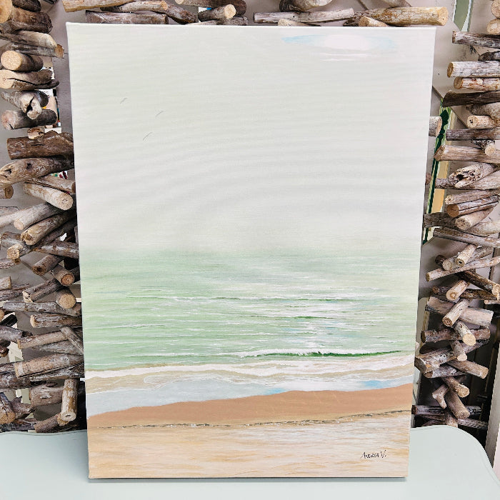 Hazy Beach/Seascape Original Painting