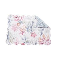 Coastal Nori Coral Table Linens