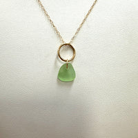 Sea Glass Drop Necklace
