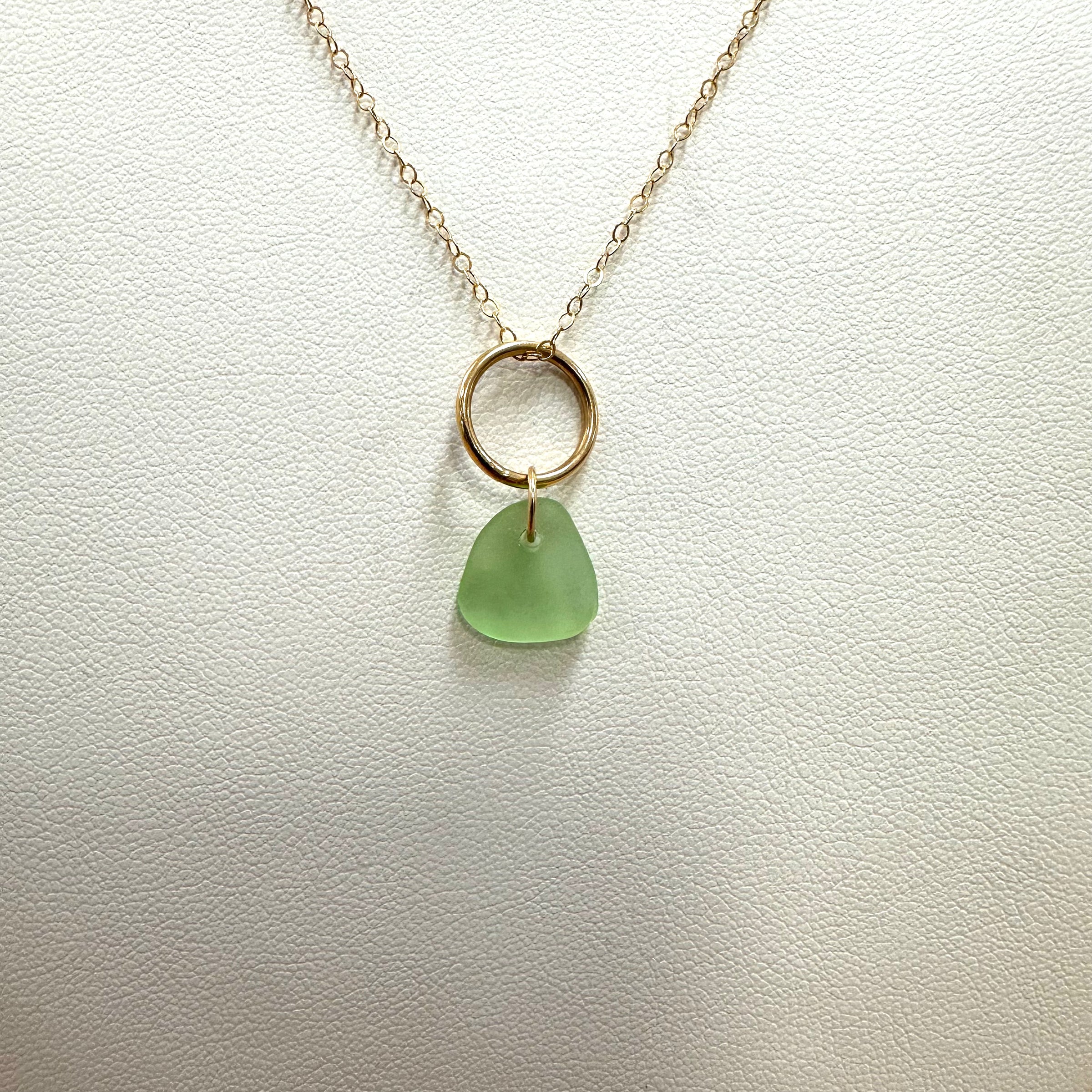 Sea Glass Drop Necklace