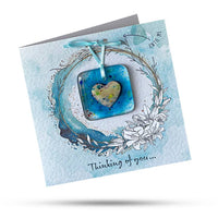 Assorted Greeting Cards w/Glass Sculpture