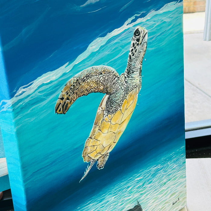 Sea Turtle Original Painting