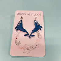 Assorted Polymer Clay Whale Shark & Humpback Earrings