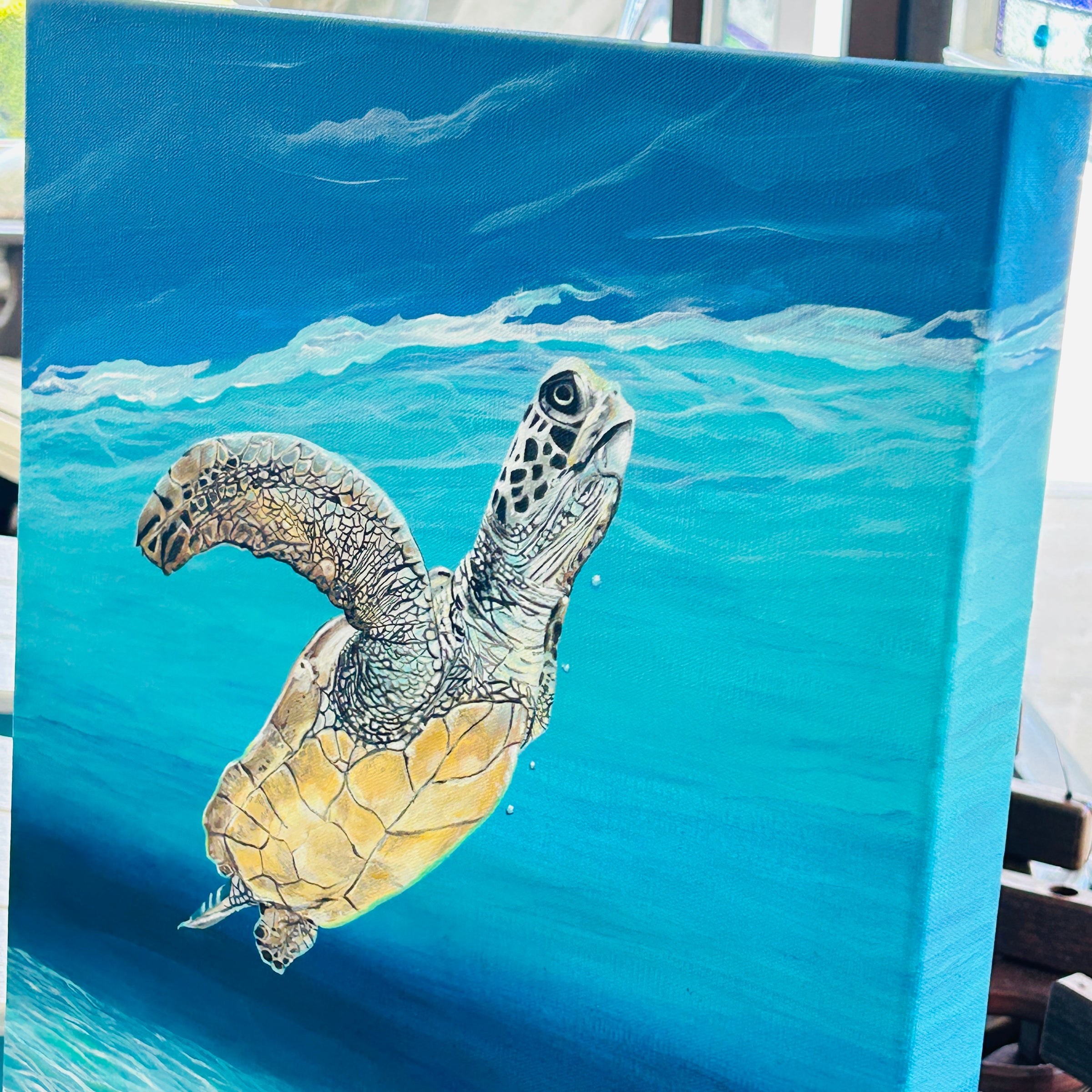 Sea Turtle Original Painting