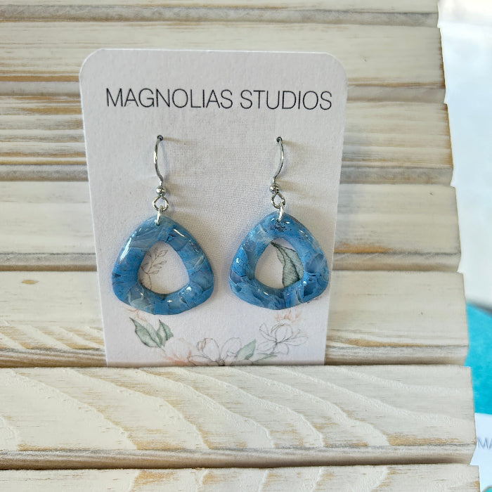 Assorted Dangle Polymer Clay Earrings- Ocean Inspired