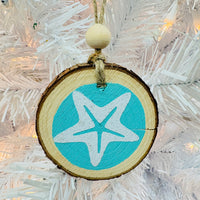 Assorted Wooden Coastal Inspired Ornaments