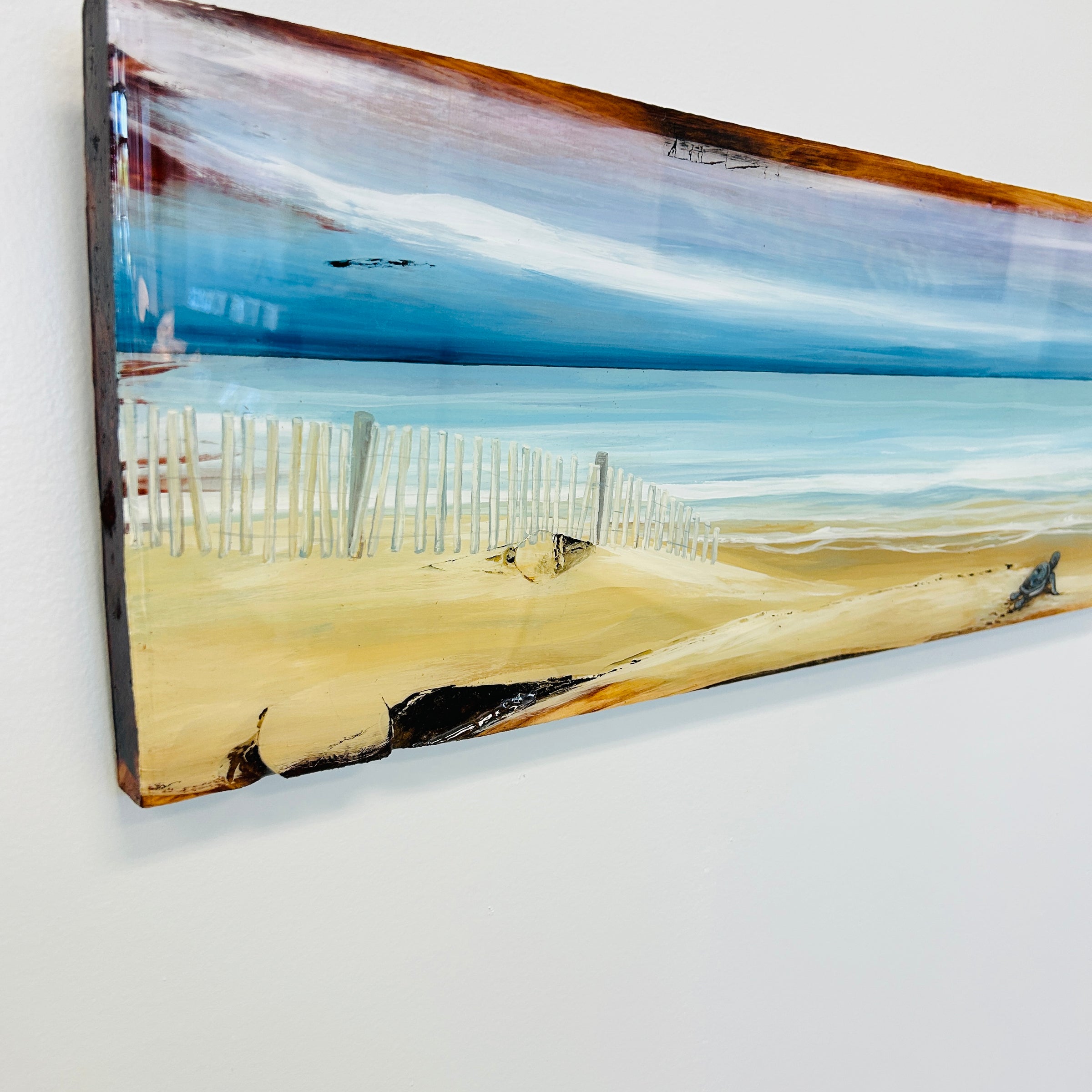 Assorted Live Edge Seascape Originial Wall Art