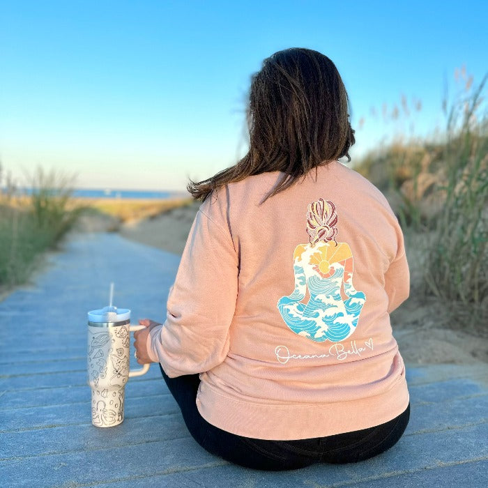 Oceana Bella Crew Neck Sweatshirt - Sunshine & Sweet Pea's Coastal Decor