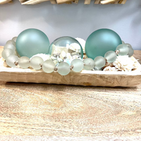 Glass Bead Garland w/ Tassels Sunshine & Sweet Peas Coastal Decor