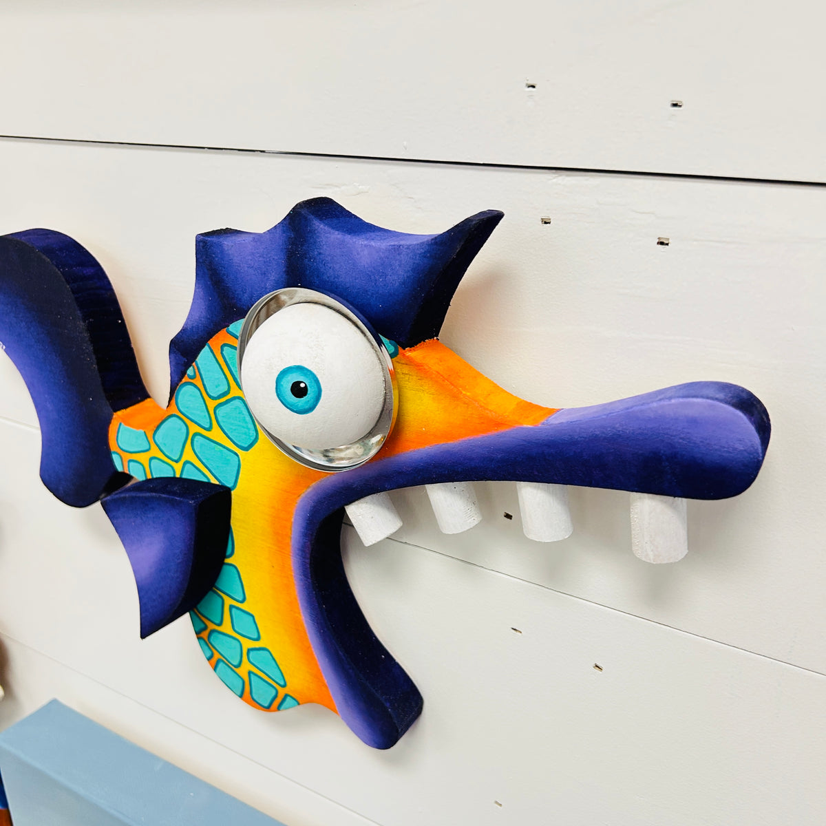 "Dr. Aquadotz" Wooden Funky Fish